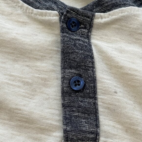 Volcom Henley Color Block Shirt Sz L Surf Skate Sporty Casual Streetwear Comfort - Picture 7 of 10